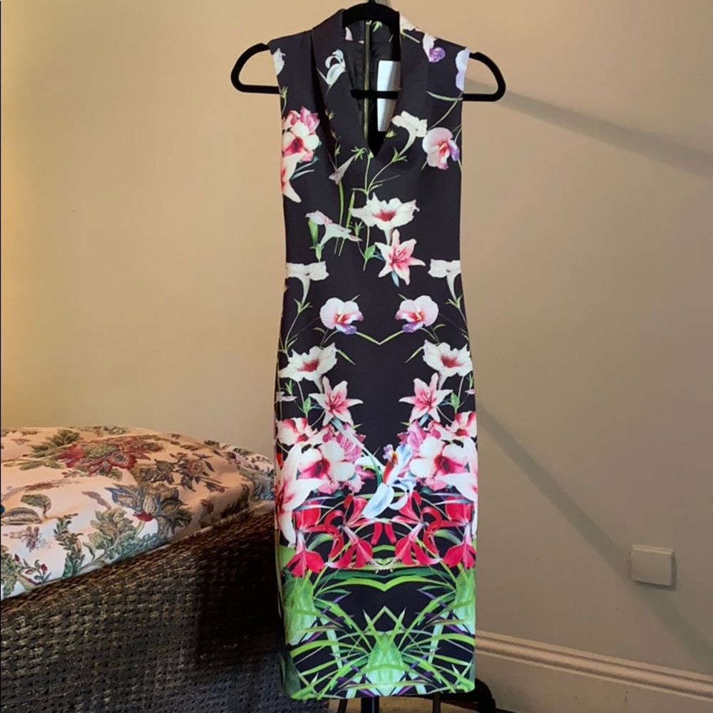 Ted Baker midi body con dress